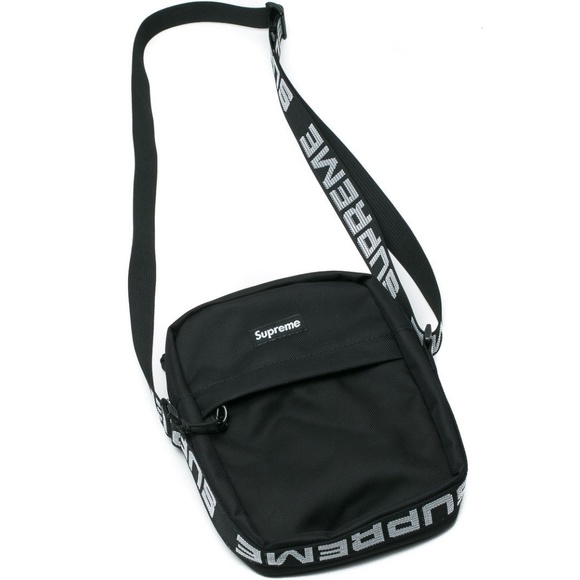 black supreme handbag